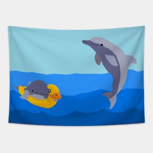 Swimming Lesson Tapestry