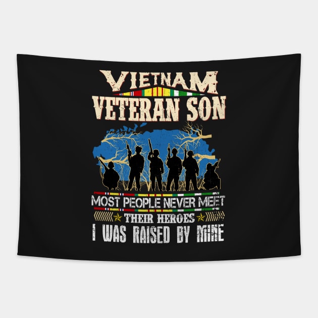 Vietnam Veteran Son Tapestry by methetca