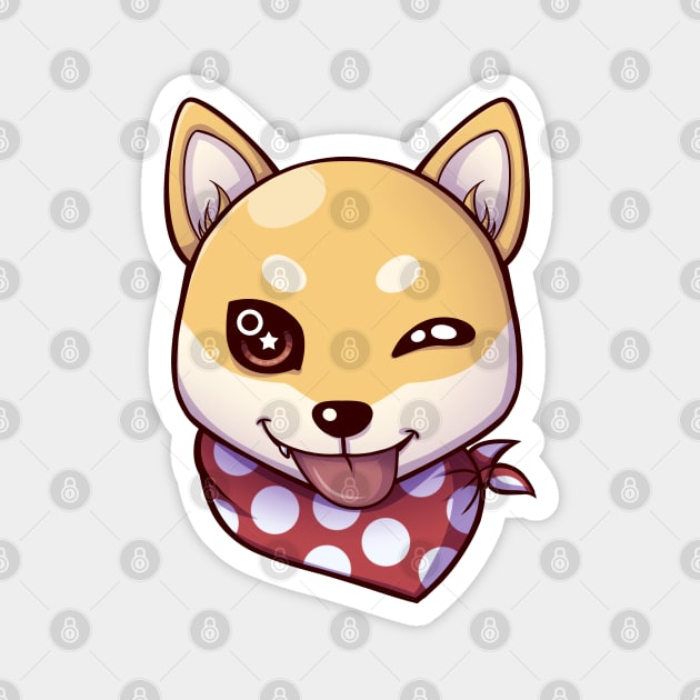 Shiba Inu Magnet by PeppermintKamz