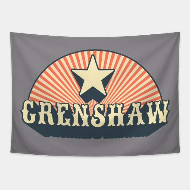 Los Angeles Crenshaw - Crenshaw LA - L.A. Crenshaw Logo - la crenshaw style Tapestry by Boogosh