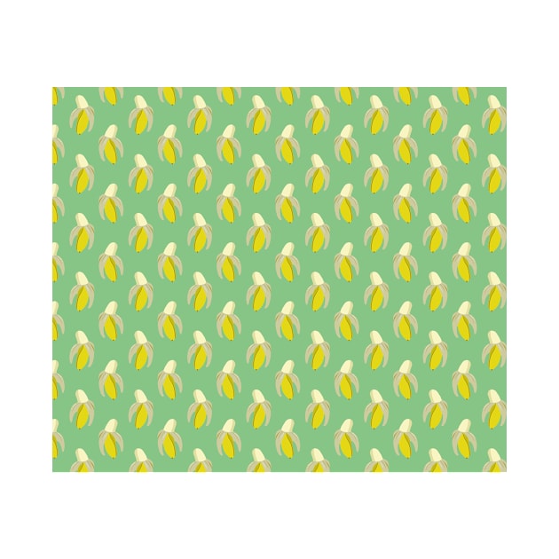 Banana Green Pattern by saradaboru