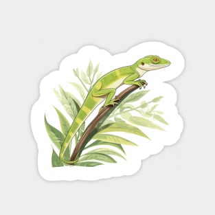 Green Anole Magnet