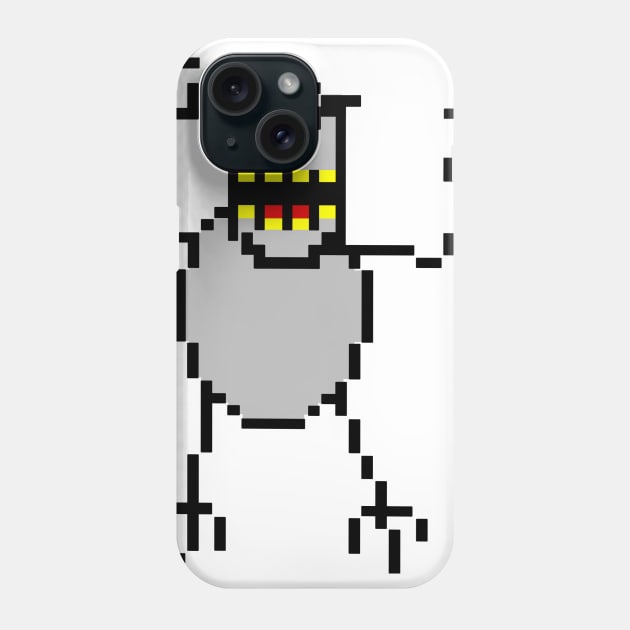 Pixel Yeti small Phone Case by Tallmike