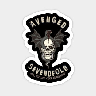 retro house of avenged v2 Magnet