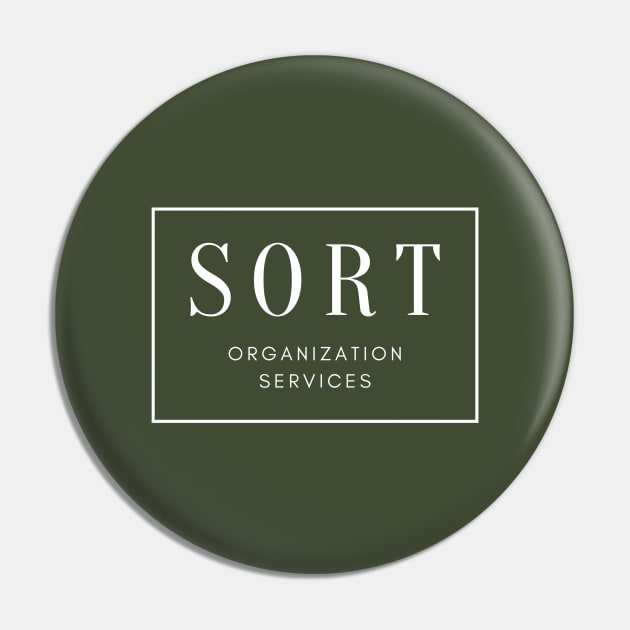 SORT Logo Pin by SORT Organization Services