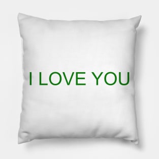 I LOVE YOU Pillow