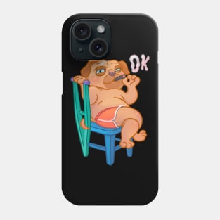 Mops DevOps on sick leave Phone Case