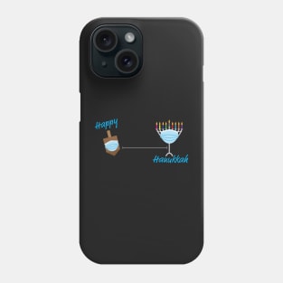 Social distance Happy Hanukkah Phone Case