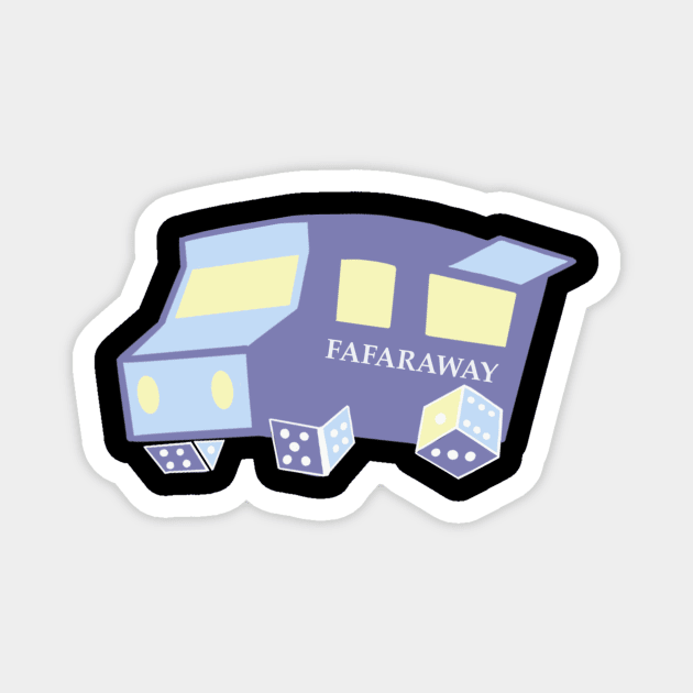 FAFARAWAY Game Truck Magnet by FAFARAWAY GAMES