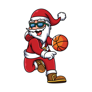 Air Claus: The Slam Dunk Santa T-Shirt