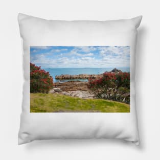 Scenic view from base of Mount Maunganui Pillow