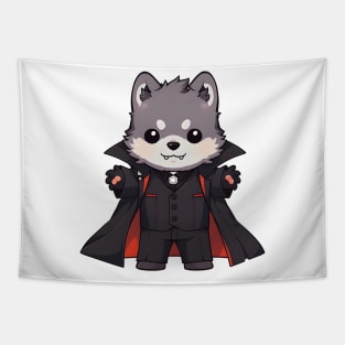 Vampire Halloween Shirt Tapestry