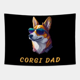 corgi dad Tapestry