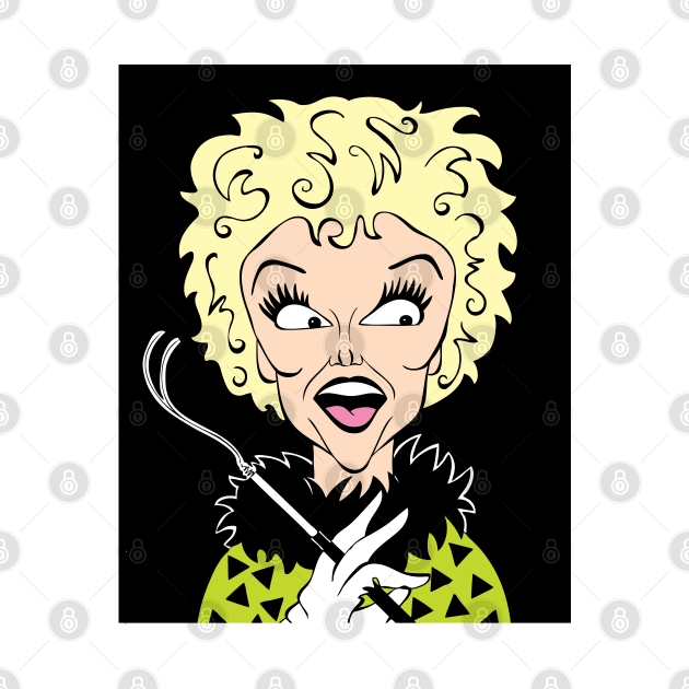 LEGENDARY FEMALE COMEDIAN by cartoonistguy