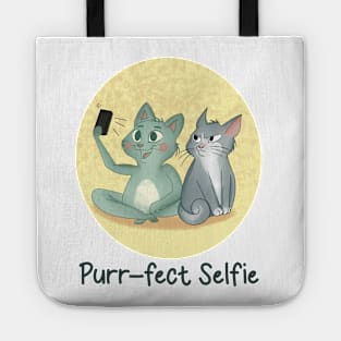 Selfie cat Tote