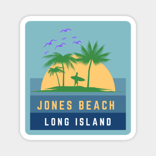 Jones Beach Long Island Sunset Magnet