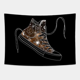 Virgo high tops - Space canvas Tapestry