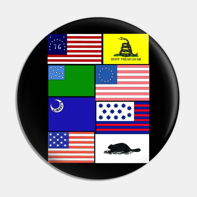 Flags of the Revolution Pin by Aeriskate