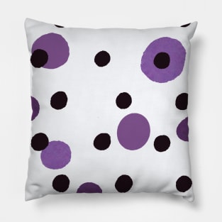 Purple Spots Pillow