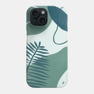 Elegant palm leaves Phone Case