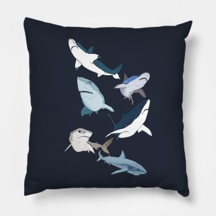 Shark Squad Pillow