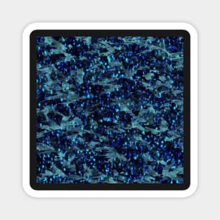 Metallic blue1 Magnet