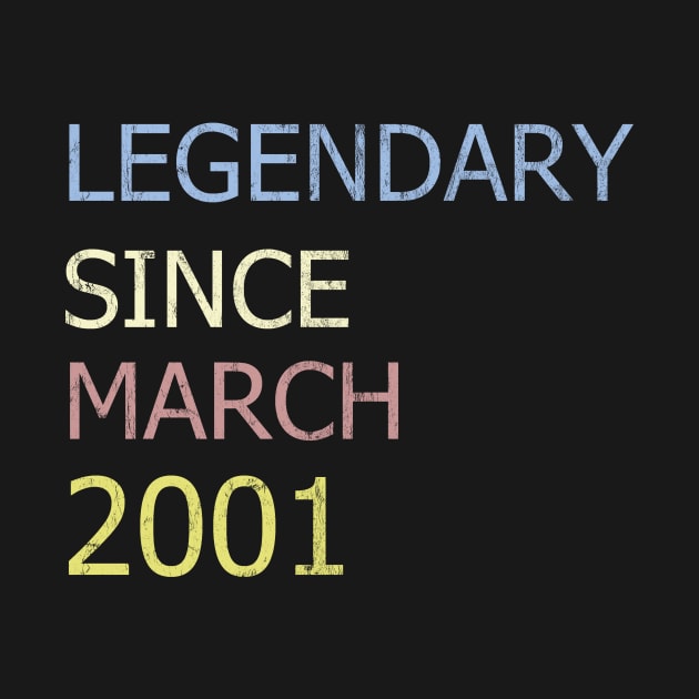 LEGENDARY SINCE MARCH 2001 by BK55