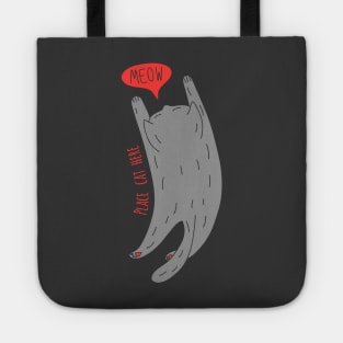 Place cat here Tote