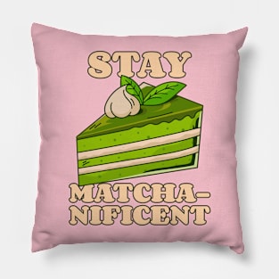 Stay Matcha Nificent Cake Pillow