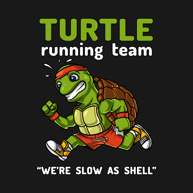 Turtle Running Team by underheaven