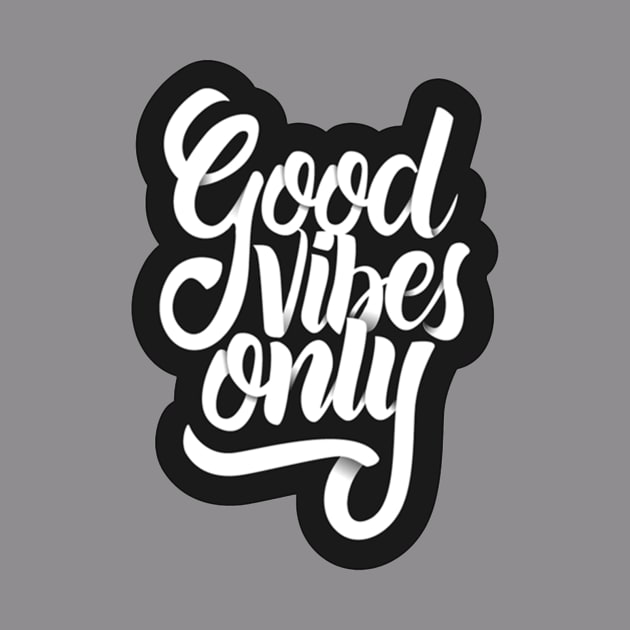 Good Vibes Only - Motivational Quotes Vintage Positive mind tee by storellc