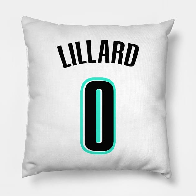 Damian Lillard Pillow by telutiga