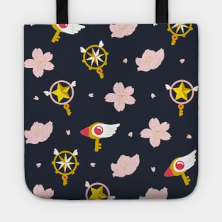 Sakura Staff pattern Tote