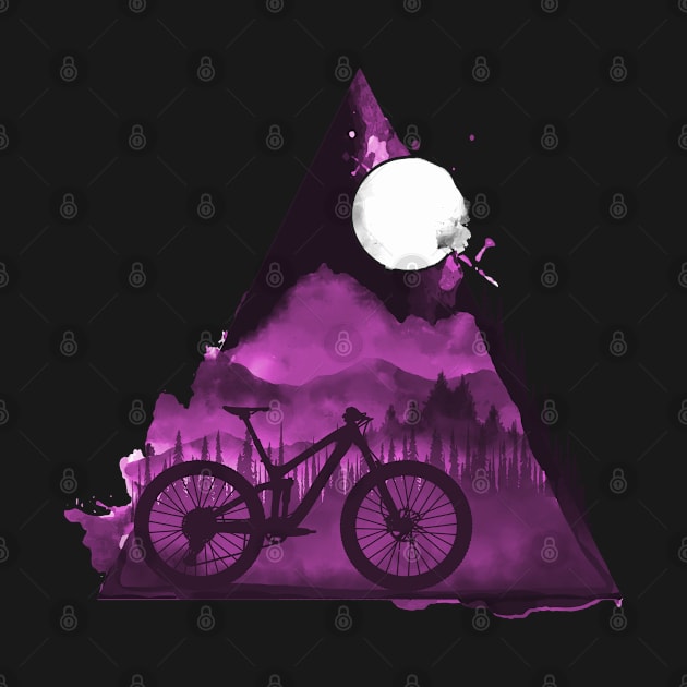 MTB Purple Art by OneRedFox