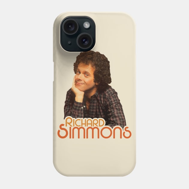 Young Richard Simmons ))(( Retro Fitness Icon Design Phone Case by darklordpug