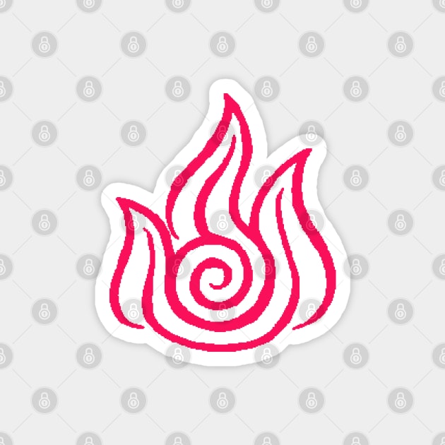 FIRE NATION Magnet by pixtees