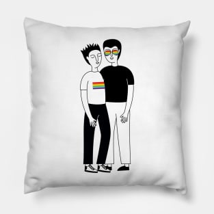 Gay couple Pillow