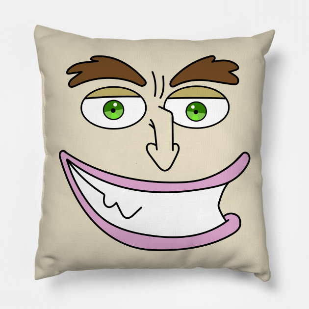 Big Mouth Hormone Monster Design Big Mouth Pillow TeePublic