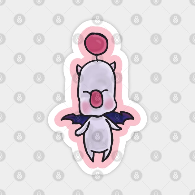 Moogle Magnet by tesiamarieart