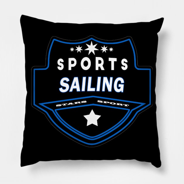 SAILING Pillow by Creative Has