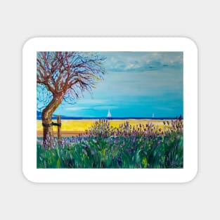 Lavender. Empuriabrava Beach Magnet