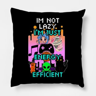 Funny Sarcastic Lazy Sleep Quote Pillow