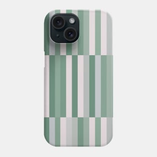 Sage Green Geometric Stripes Phone Case