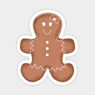 Cute Gingerbread girl Magnet