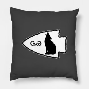 Cherokee Wolf Arrowhead - 1 Pillow