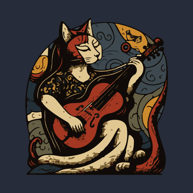 Musician Cat lyric Style by MusicianCatsClub