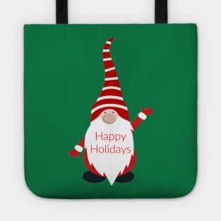 Happy Holidays Gnome Tote