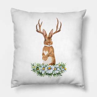 Jackalope Pillow