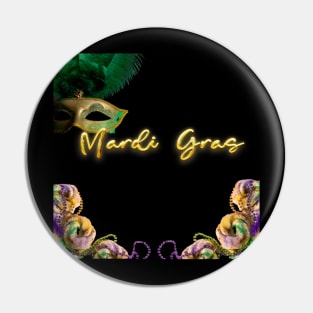 Mardi Gras design Pin