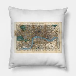 Map of London, 1860 (E056/0113) Pillow